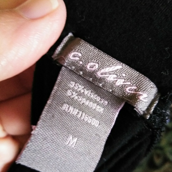 🎆  Black Cotton Sliver Sequin Tank Top - Picture 5 of 6